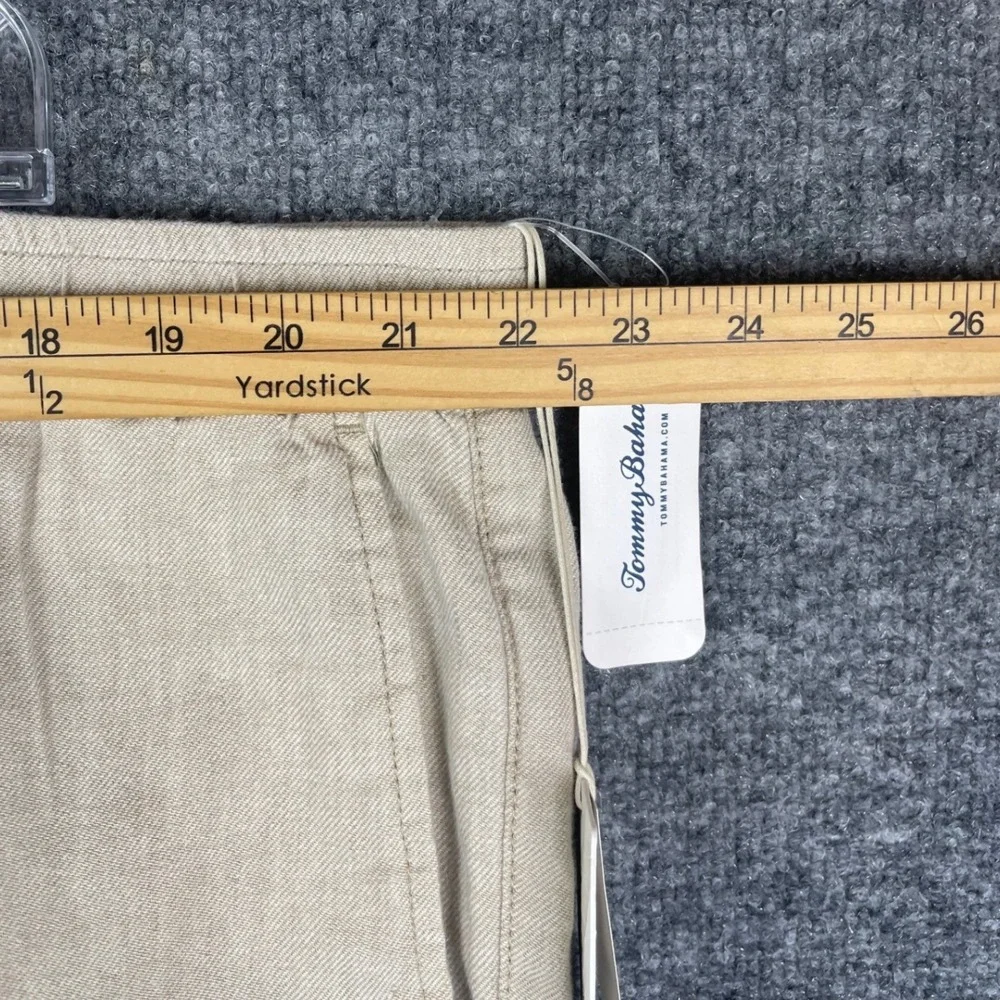 Tommy Bahama Linen Pull on Pant Men's 2XLT Stone Khaki New Beach Coast